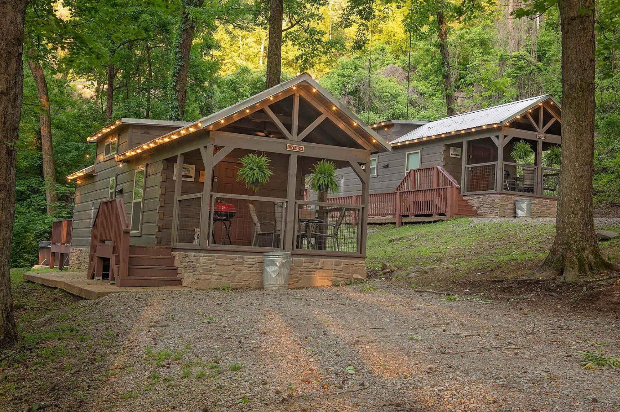 Tiny Cabin Village Private Hot Tub Lynda Cabin Чаттануґа Екстер'єр фото